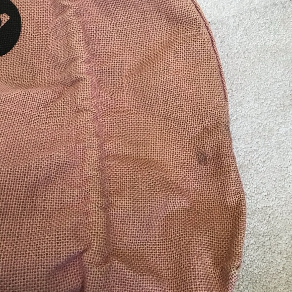 Roxy tote beach burlap style rope handle pink - Picture 8 of 9